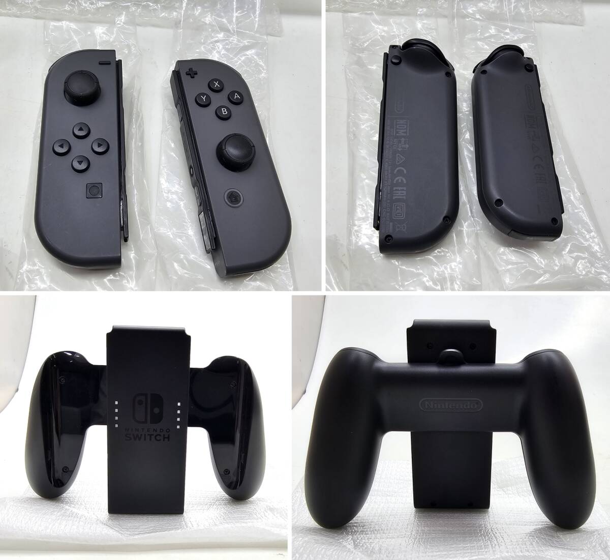 【1465】1円~ ① Nintendo Switch ニンテンドー スイッチ グレー HAC-001(-01) XKJ 完動品 中古品_画像6