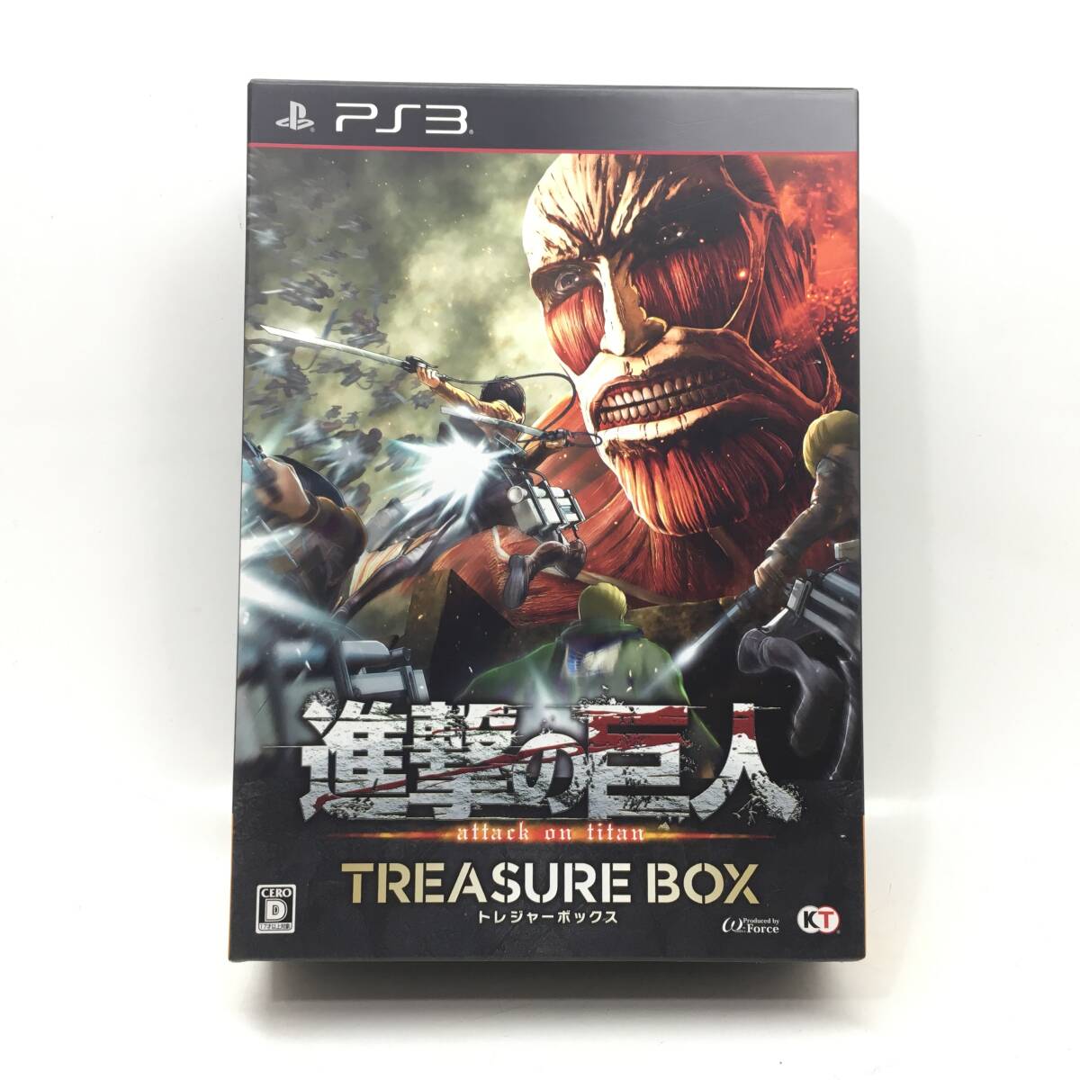 【2127】[１円～] PS3ソフト 進撃の巨人 TREASURE BOX 動作確認済み 中古品_画像1