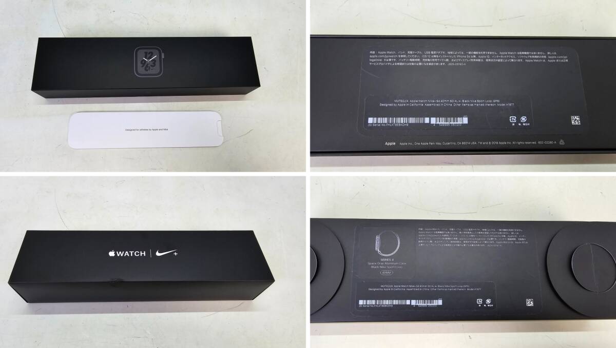 [1407]Apple Watch Series 4 40mm GPS Space Gray Aluminim MU7G2J/A A1977 battery most high capacity 89% working properly goods secondhand goods 