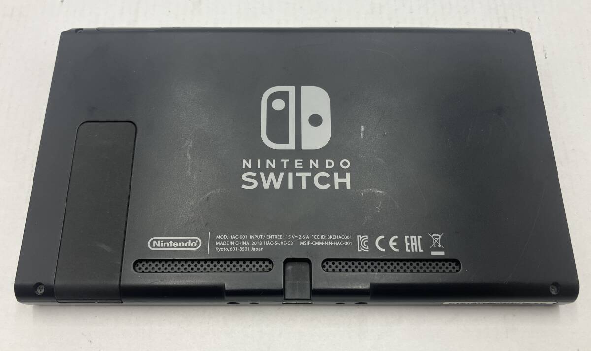【1259】[1円～] Nintendo switch 本体 ジョイコンのみ ネオンブルー レッド 2018年製 ニンテンドー ゲーム ハード 動作確認済み 中古品_画像3