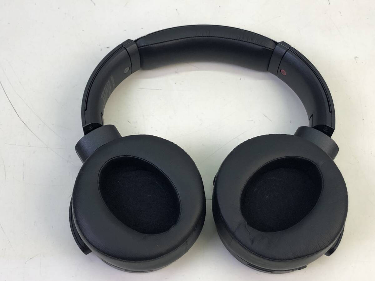 【2014】SONY ソニー ワイヤレスノイズキャンセリングステレオヘッドセット MDR-XB950N1 ヘッドホン ブラック Bluetooth接続確認済 中古品の画像3