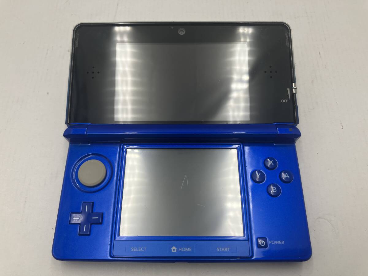 [1260][1 jpy ~] Nintendo 3DS body only cobalt blue box none Nintendo game hard operation verification ending secondhand goods 