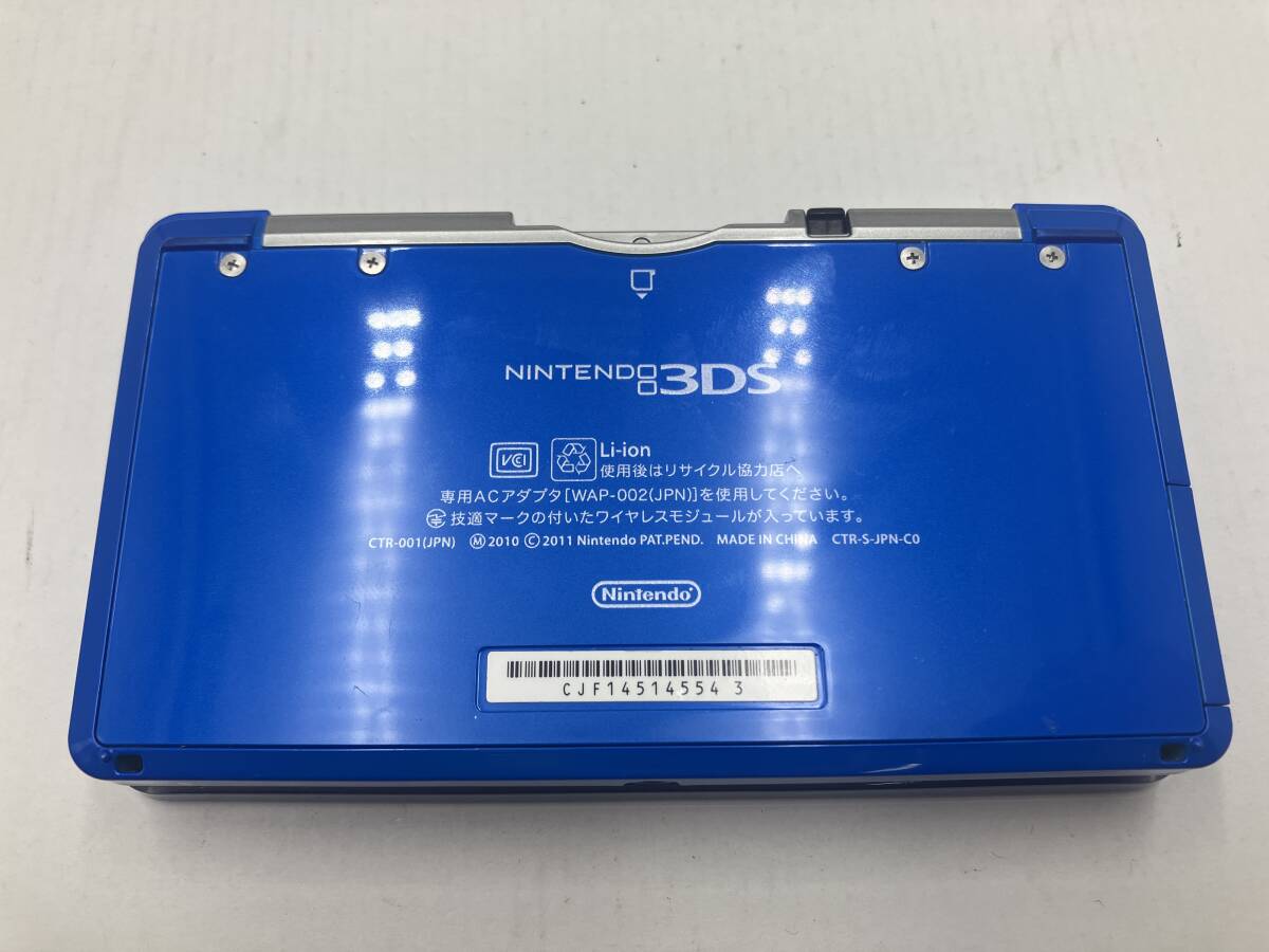 [1260][1 jpy ~] Nintendo 3DS body only cobalt blue box none Nintendo game hard operation verification ending secondhand goods 