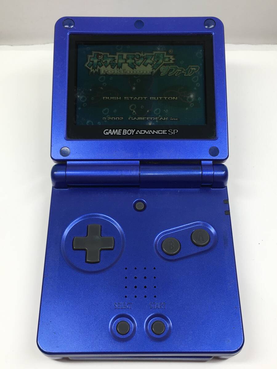 [2220] retro game Game Boy Advance SP azulite blue Pokemon green sapphire 2 ps total 4 point set start-up has confirmed secondhand goods 