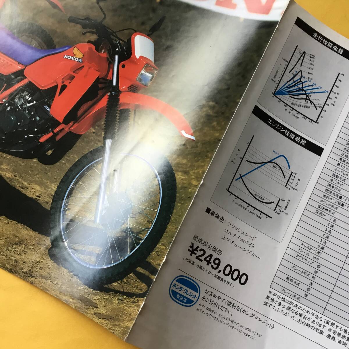 HONDA MTX125R【カタログ】（ホンダ 希少 コレクション 本田技研）_画像6