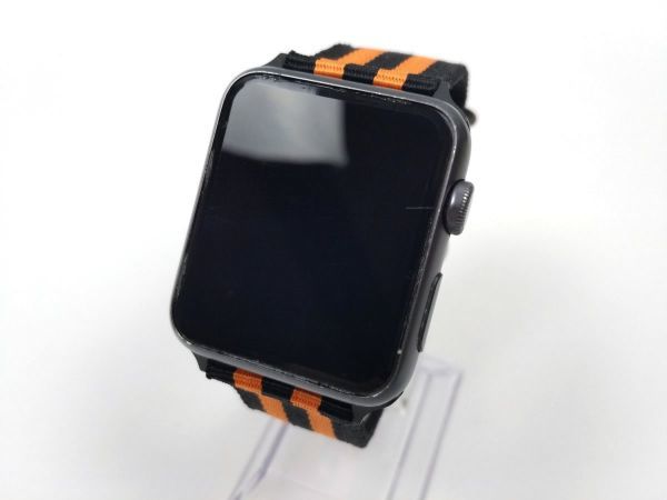 apple watch 42mm для нейлоновый милитари ремешок частота ремень nato способ чёрный orange полоса X черный 