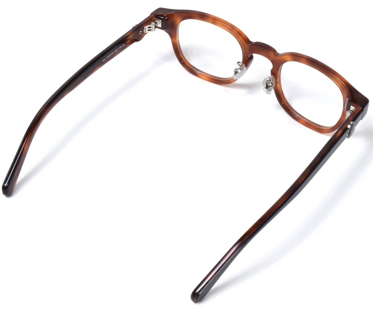 未使用 MONCLER モンクレール メガネ フレーム 眼鏡 ML5184-D 052 ブラウンデミ ウェリントン_画像6