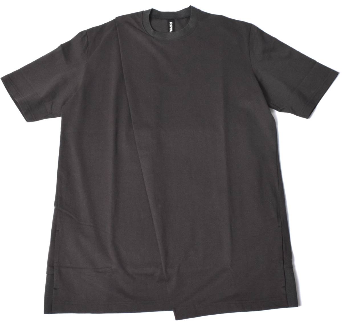 未使用 ripvanwinkle リップヴァンウィンクル クロスジャージー Tシャツ L Solid Gray RW-432_画像1