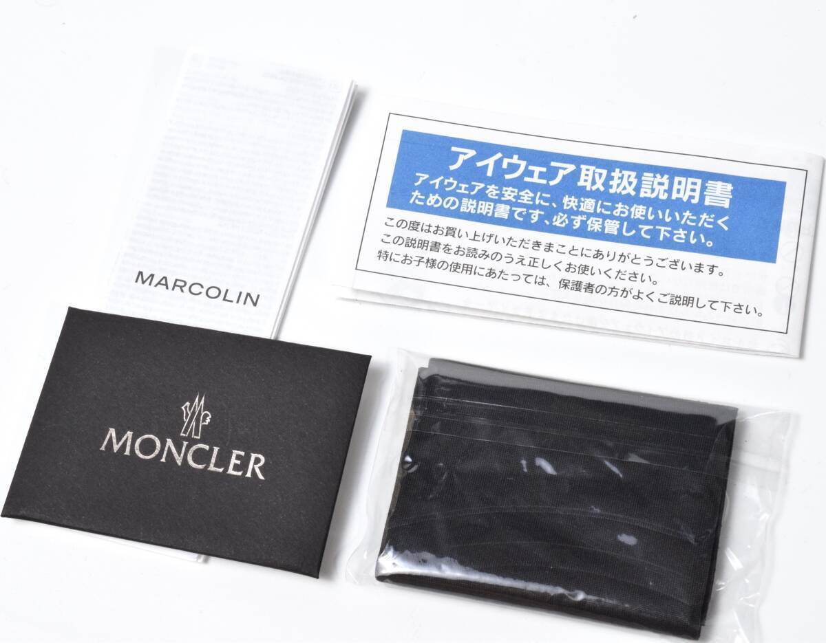 未使用 MONCLER モンクレール メガネ フレーム 眼鏡 ML5160-D 052 ブラウンデミ べっ甲_画像10