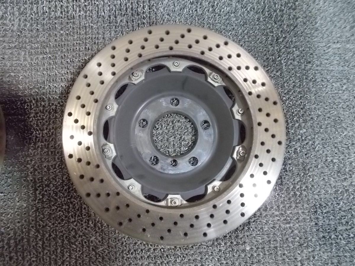 * super-discount!*brembo Brembo brake rotor 2 piece rotor drilled rotor 355mm 2 pieces set BMW.. use / R5-592