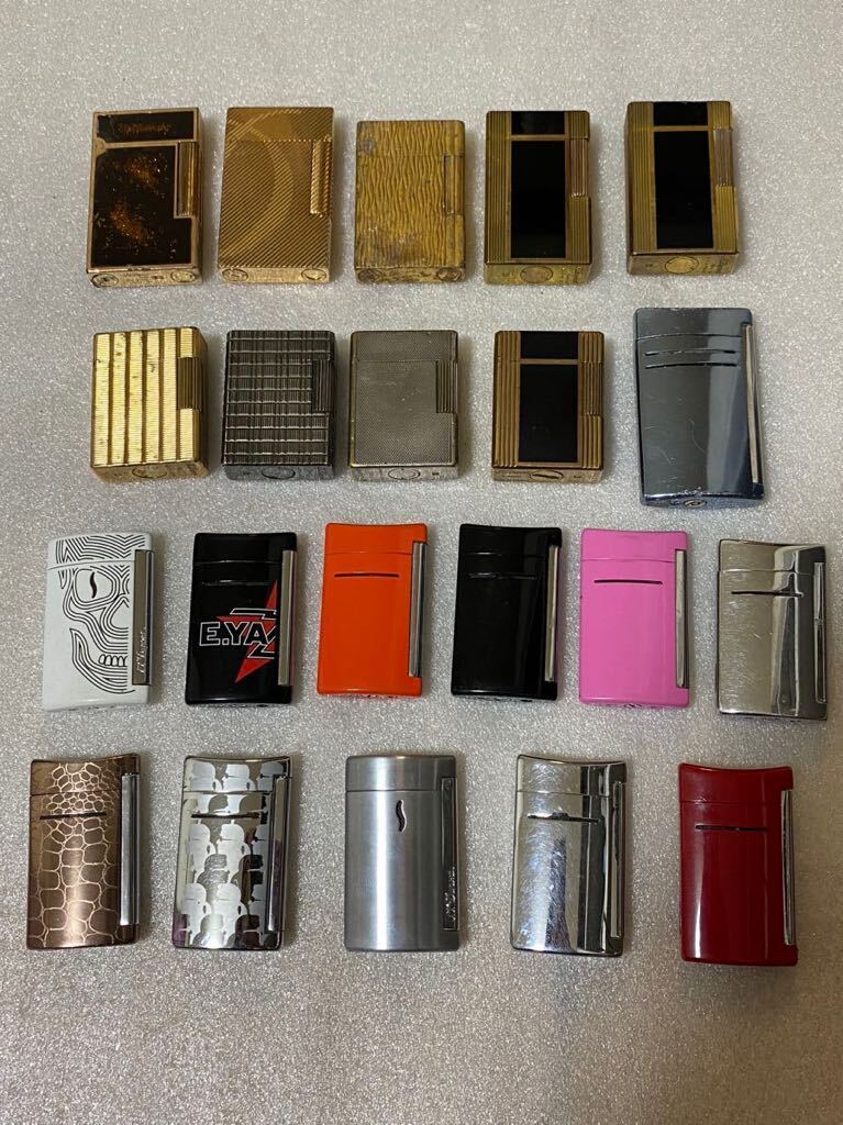  Dupont gas lighter summarize 21 piece secondhand goods Junk present condition goods 