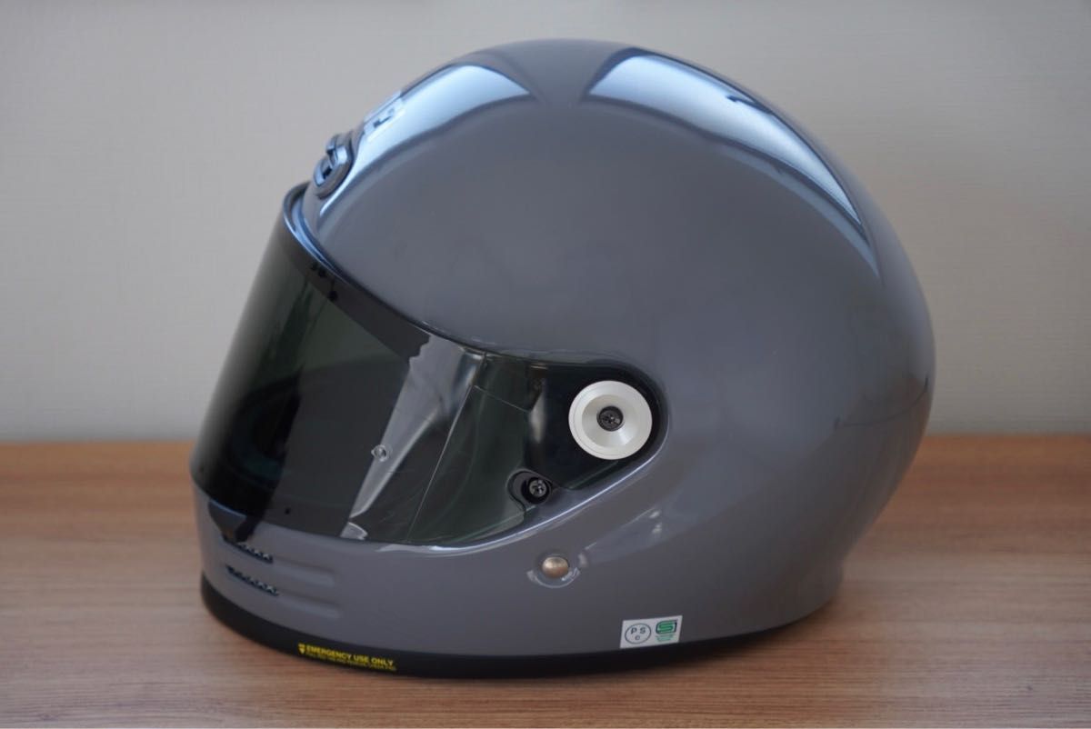 SHOEI GLAMSTER グラムスター Lサイズ バサルトグレー + 純正 SHOEI GLAMSTER グラムスター Lサイズ バサルトグレー + 純正