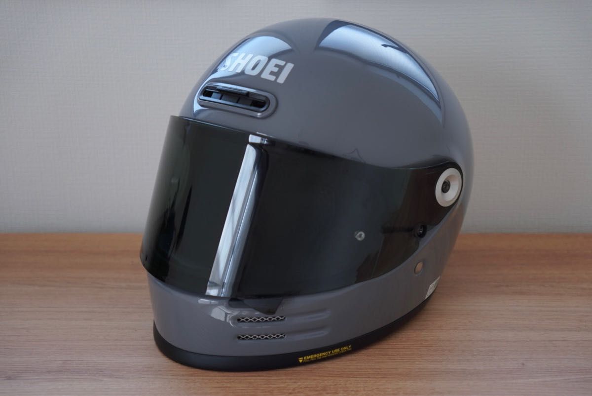 SHOEI GLAMSTER グラムスター Lサイズ バサルトグレー + 純正 SHOEI GLAMSTER グラムスター Lサイズ バサルトグレー + 純正