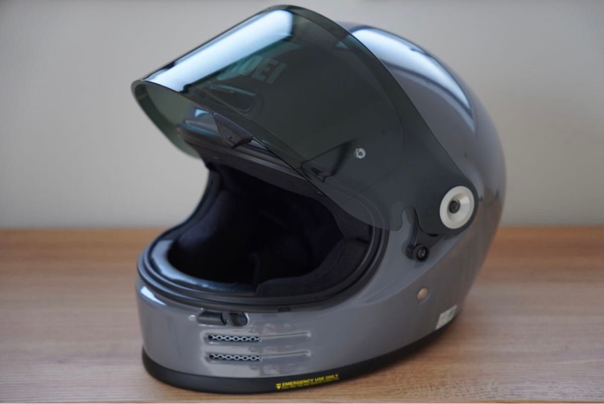 SHOEI GLAMSTER グラムスター Lサイズ バサルトグレー + 純正 SHOEI GLAMSTER グラムスター Lサイズ バサルトグレー + 純正
