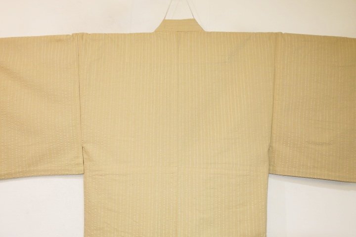 . tree 2540.. tree cotton man kimono single ..70 height 146К... woven light yellow .. undecorated fabric new goods 