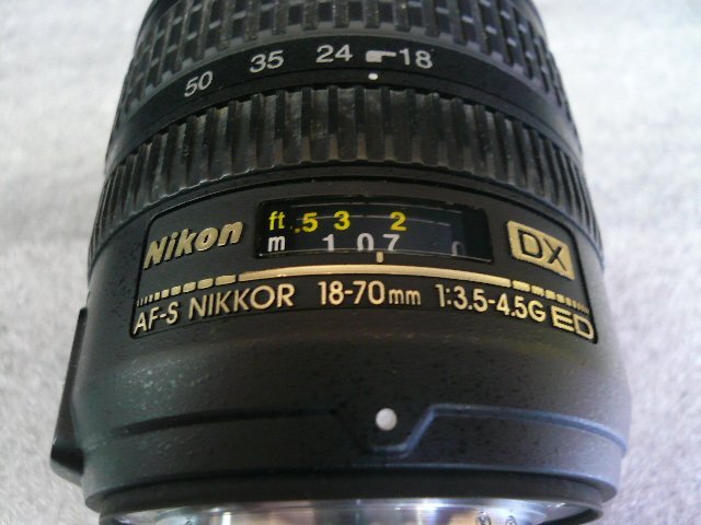 CSA-00344-08 ジャンク品 Nikon ニコン DX AF-S NIKKOR 18-70mm 1:3.5-4.5 G_画像4