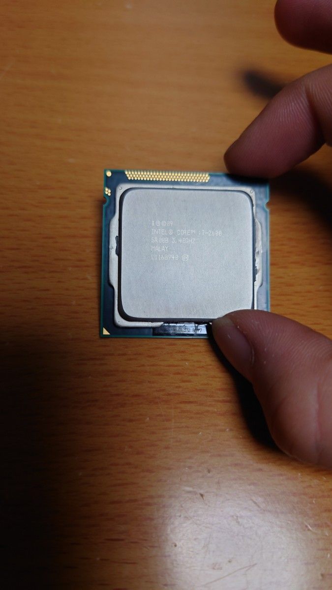 (ジャンク扱い) Intel Core i7 2600 4コア8スレッド 動作確認済み