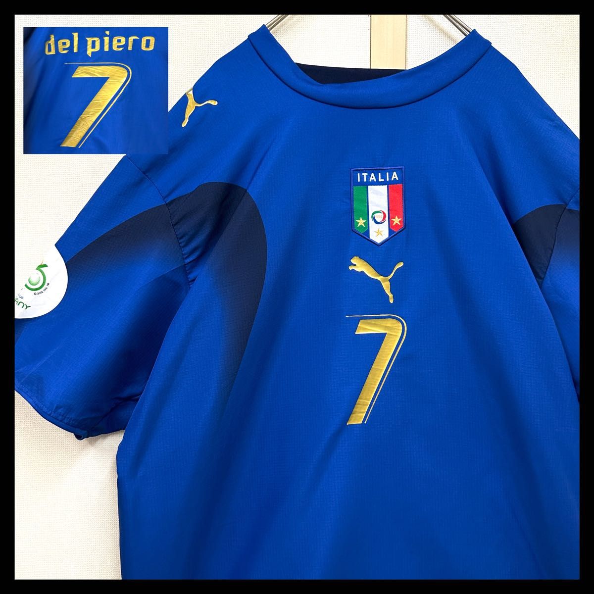 希少 レア イタリア代表 2006年ドイツW杯優勝 デルピエロ 7番 希少 レア イタリア代表 2006年ドイツW杯優勝 デルピエロ 7番