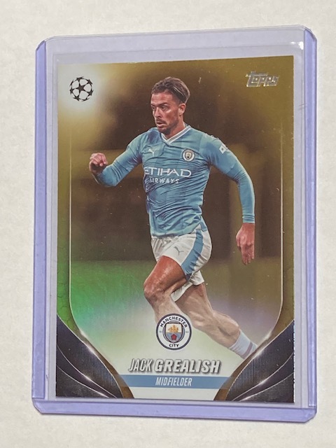 2023-24 Topps UEFA Club Competitions Gold Jack Grealish /50 ジャック・グリーリッシュ_画像1