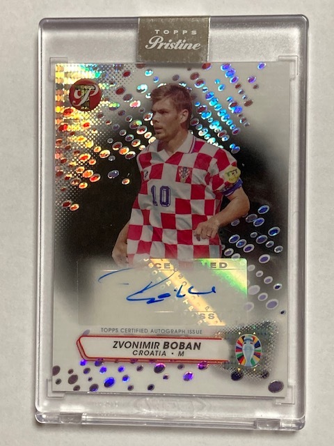 2023 TOPPS PRISTINE ROAD TO EURO 2024 SOCCER Black Autograph Zvonimir Boban 1/1 ズボニミール・ボバン 直筆サインカード _画像1