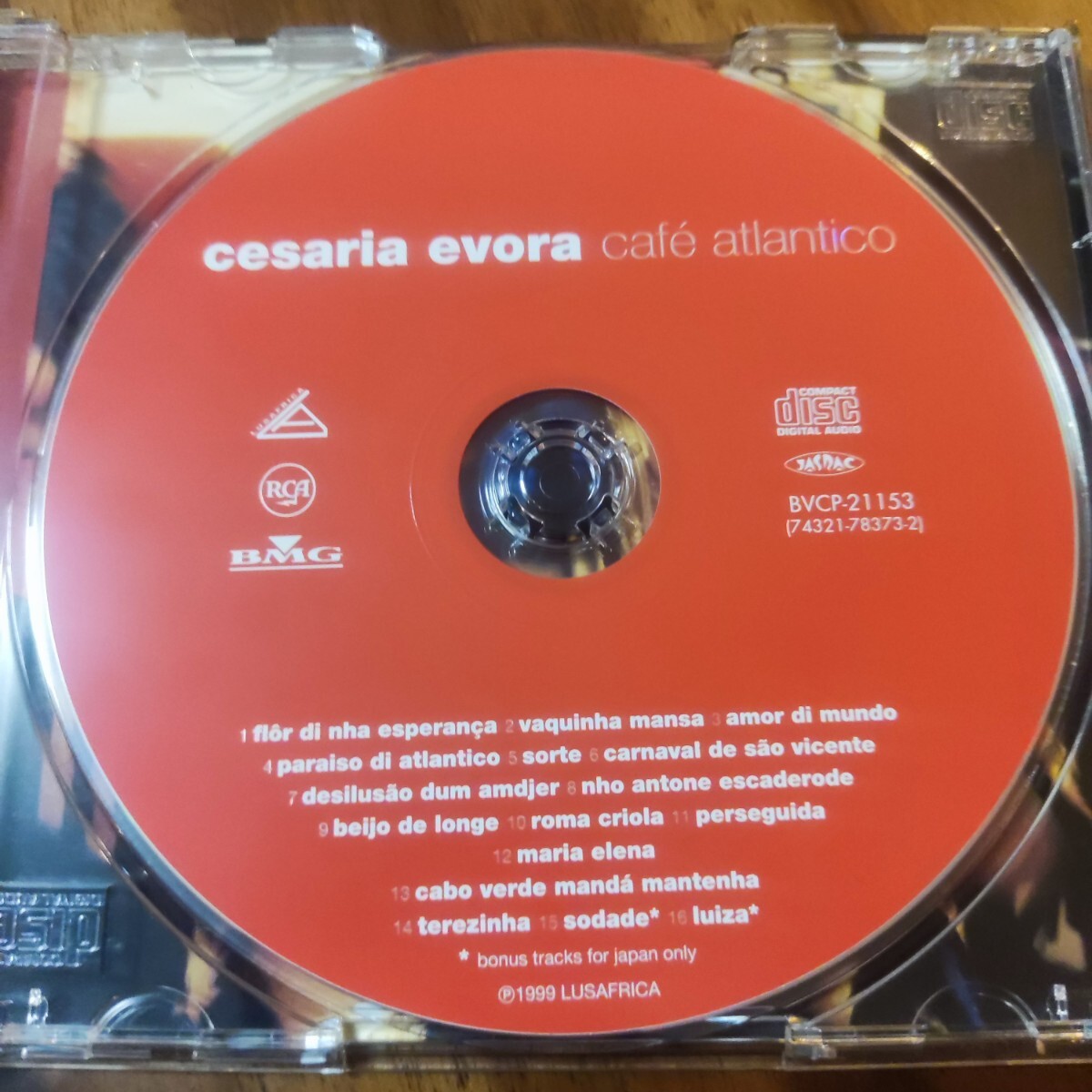 ● Cesaria Evora Caf Atlantico　国内盤_画像3