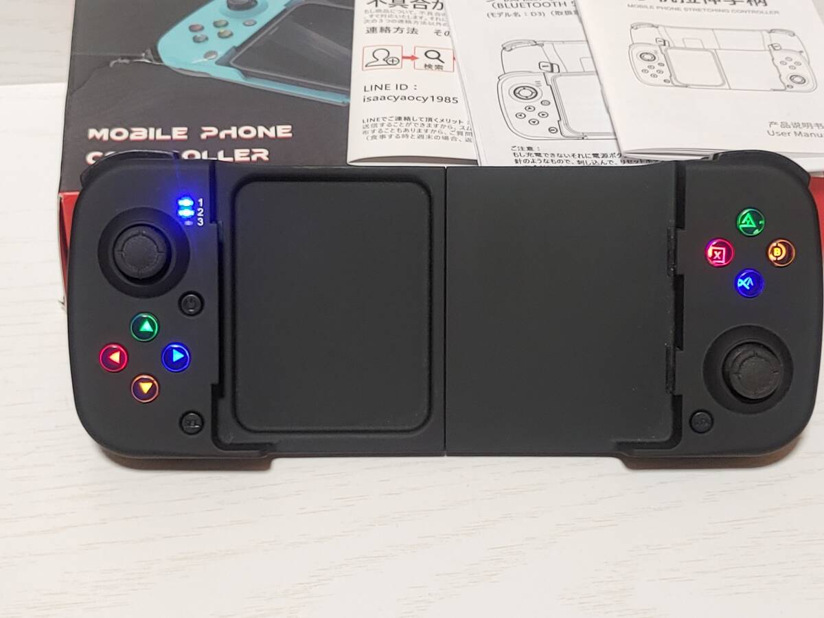 COWBOX BSP-D3 ブラック Bluetooth コントローラー Switch/PS4/PS3/iOS13~/Android/PC/スマホ/タブレット等対応_画像4