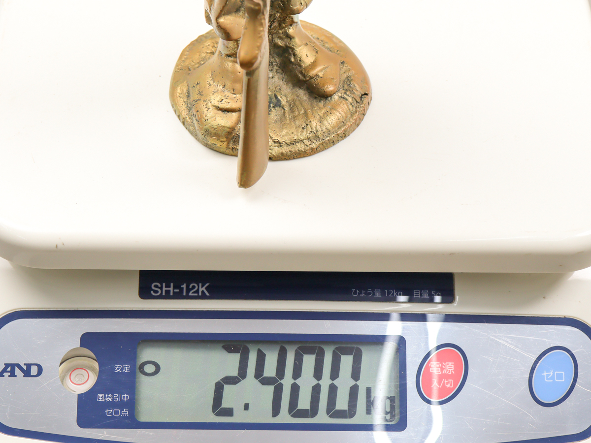 nOhy 真鍮製 フランス ナポレオン 兵士 29cm 2.4kg 置物_画像10