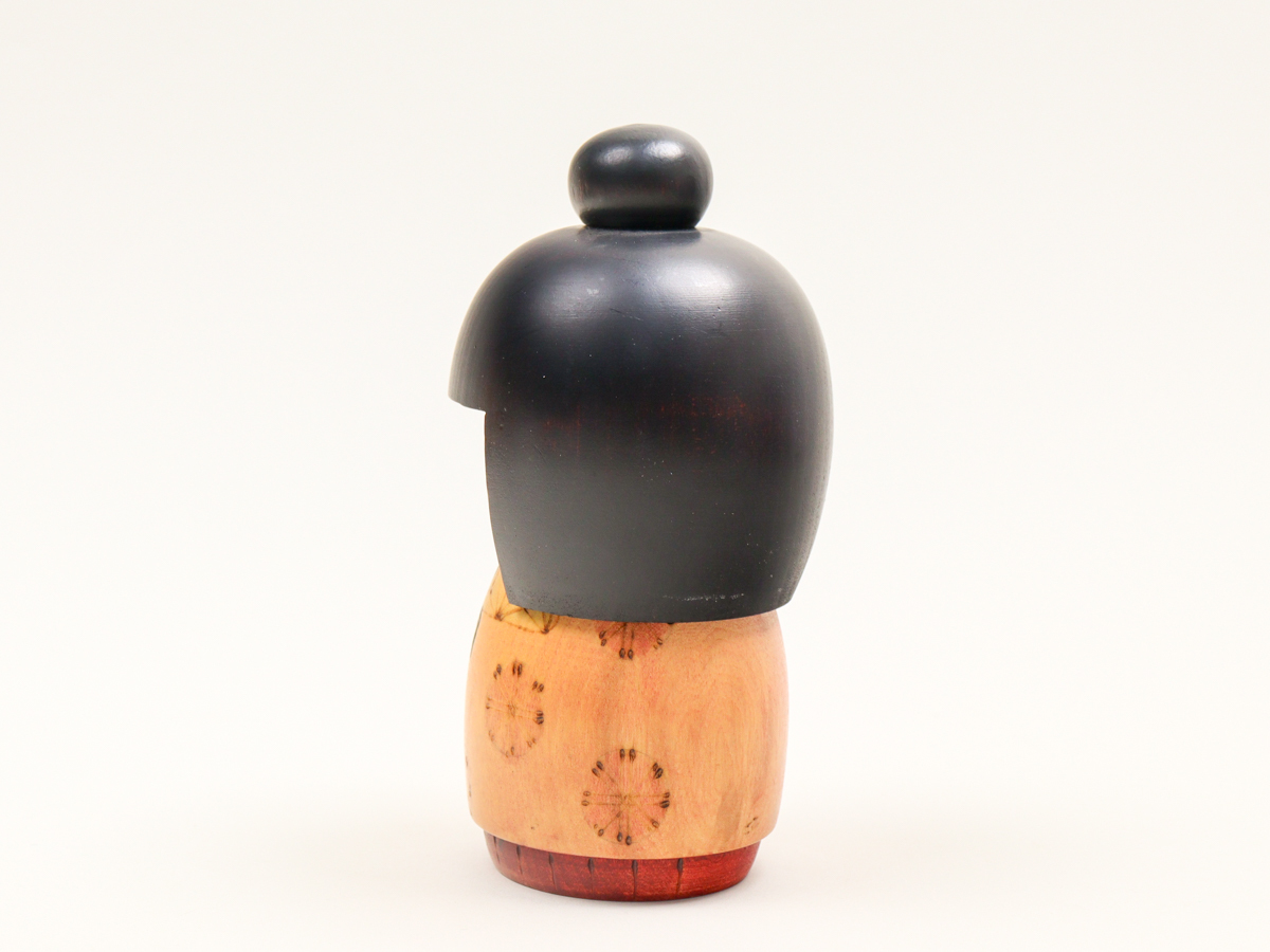100%品質 nR27 創作こけし 高見沢一夫 かずを 郷土玩具 置物 - こけし こけし