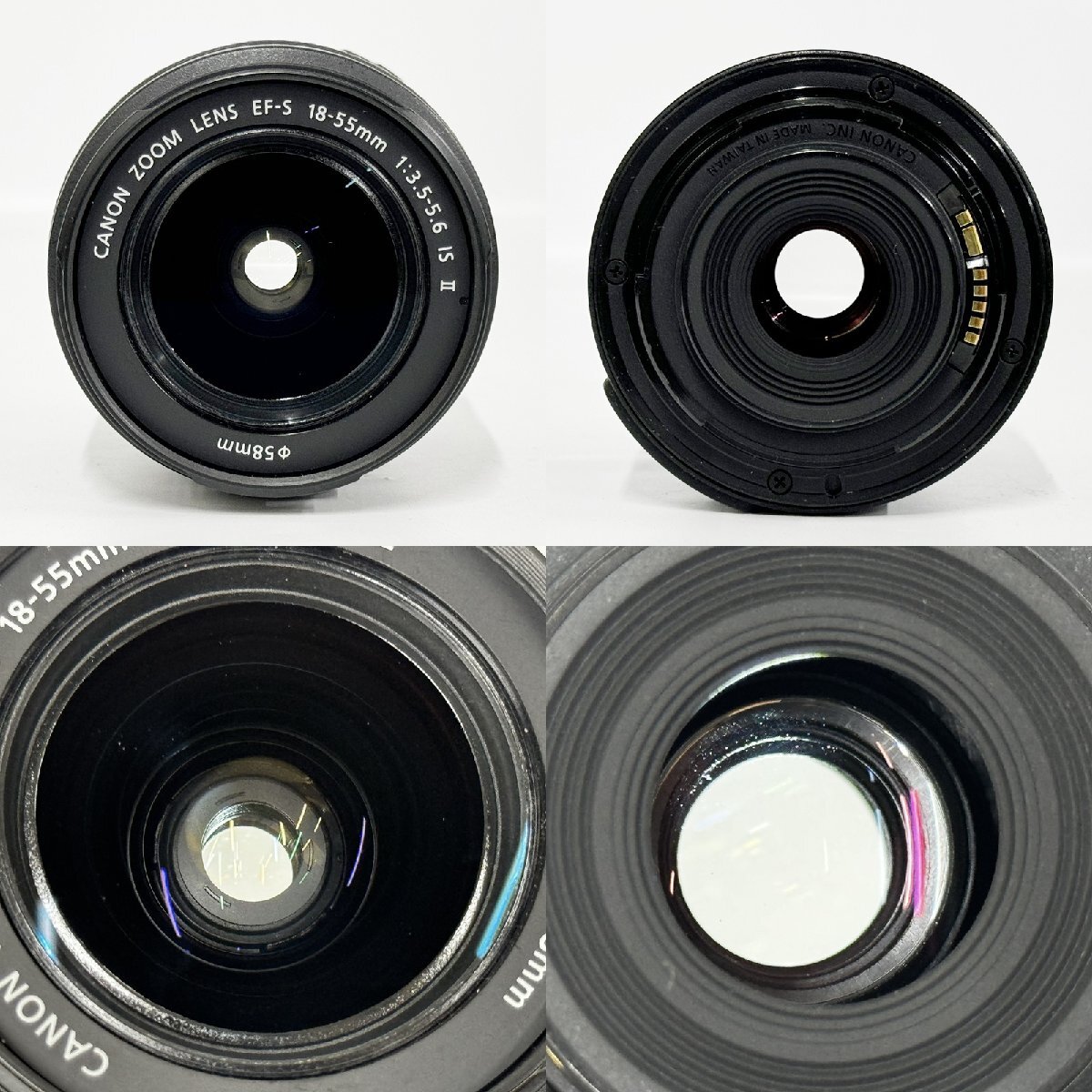 ★シャッターOK◎ Canon EOS Kiss X50 EF-S 18-55mm 1:3.5-5.6 TAMRON LD Di 70-300mm 1:4-5.6 一眼レフ デジタルカメラ 16703O12-10の画像8