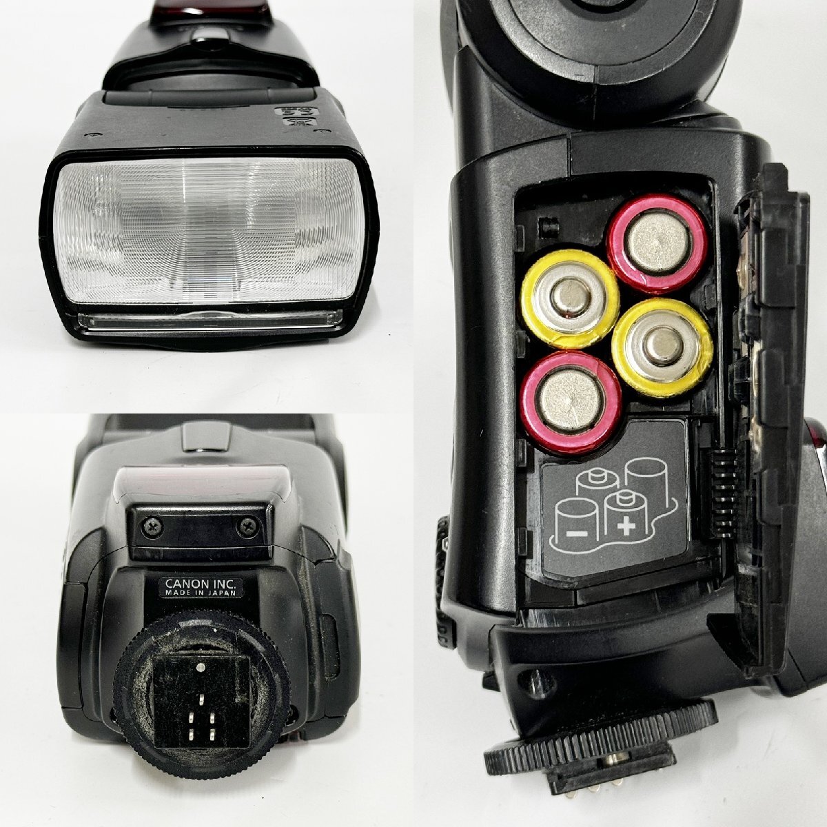 ★シャッターOK◎ Canon キャノン EOS-1V 一眼レフ フィルムカメラ ボディ PB-E2 パワードライブブースター 580EX ストロボ 16732O15-10_画像9