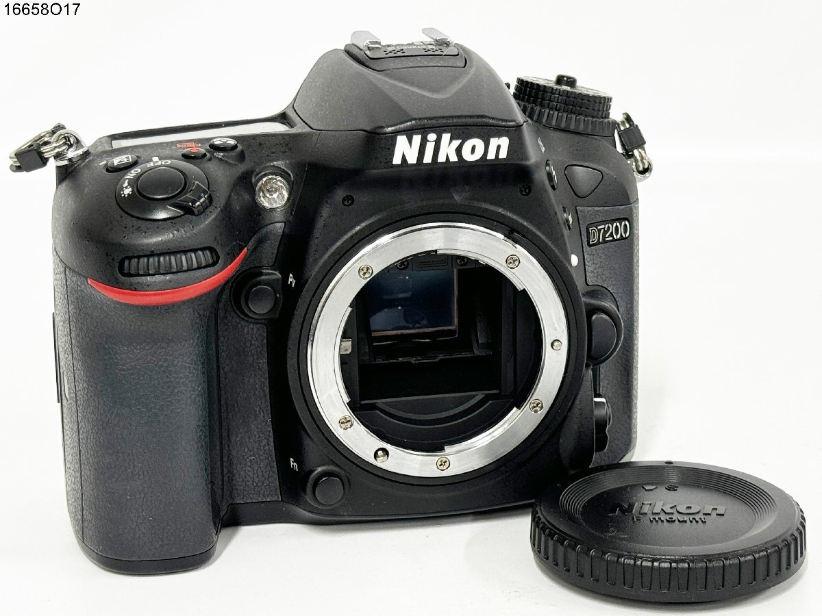 ★シャッターOK◎ Nikon ニコン D7200 一眼レフ デジタルカメラ ボディ バッテリー有 16658O17-8の画像1