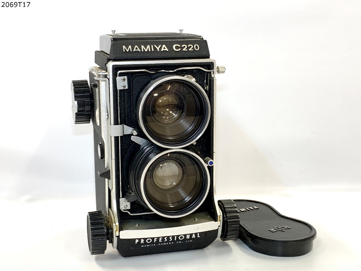 ★シャッターOK◎ MAMIYA マミヤ C220 PROFESSIONAL MAMIYA-SEKOR 1:3.5 f=65mm 二眼レフ フィルムカメラ ボディ レンズ 2069T17-8の画像1