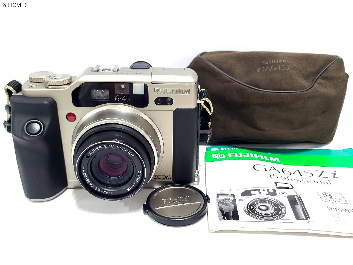 ★シャッターOK◎ FUJIFILM 富士フィルム GA645Zi Professional 6×4.5 中判フィルムカメラ 説明書 ソフトケース付き 8912M15.の画像1