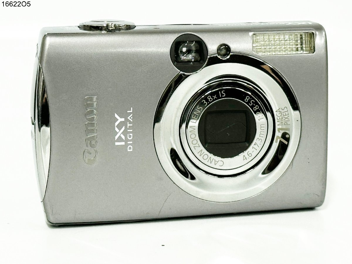 ★Canon キャノン IXY DIGITAL 900 IS PC1209 シルバー コンパクト デジタルカメラ バッテリー有 動作未確認 16622O5-12_画像1