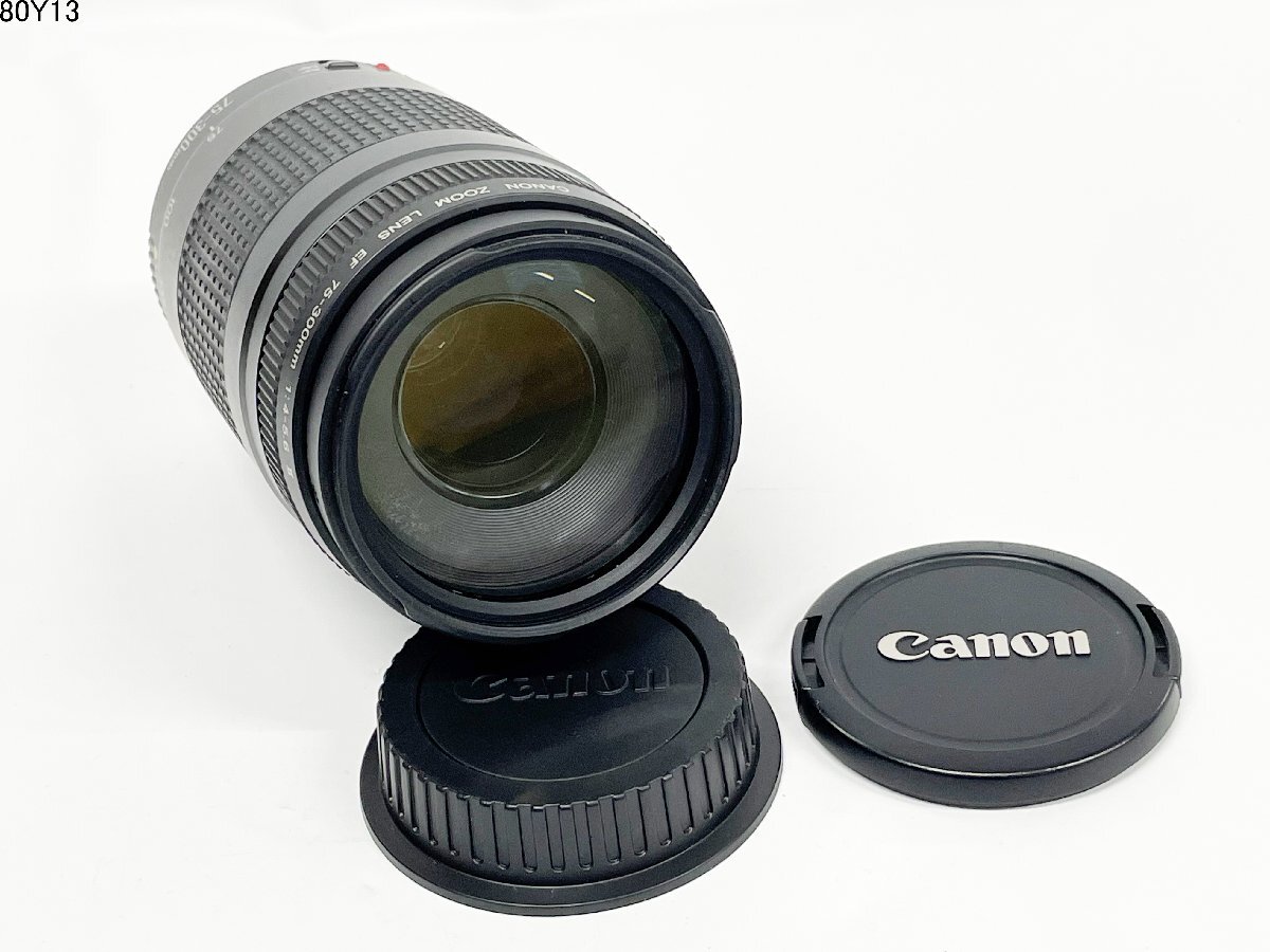 ★Canon キャノン ZOOM LENS EF 75-300mm 1:4-5.6 Ⅱ 一眼レフ カメラ レンズ 80Y13-12_画像1
