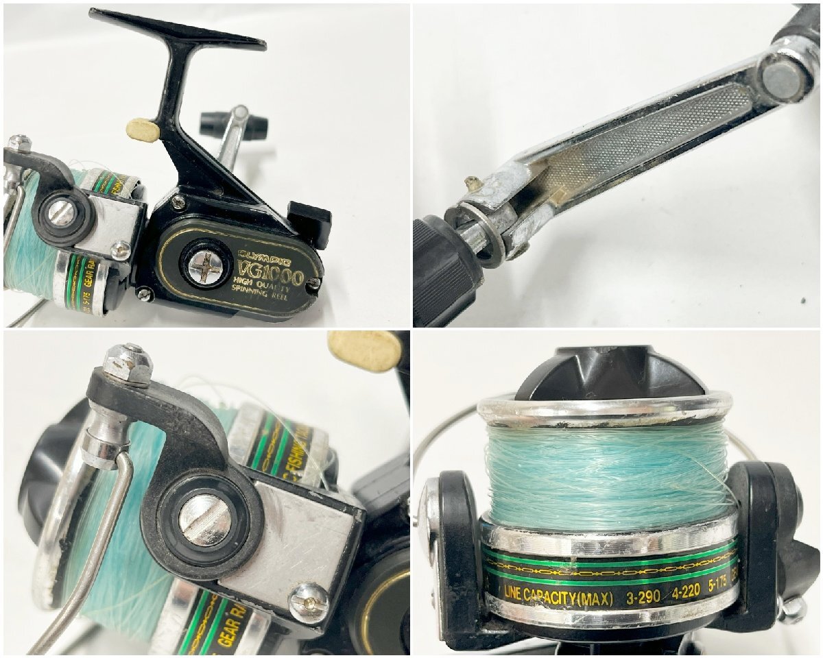 ★OLYMPIC オリムピック VG1000 / Daiwa ダイワ ST-700X / NEW TOP SPIN 1000 3点セット リール 釣り具 釣り具用品 295G5-5_画像3