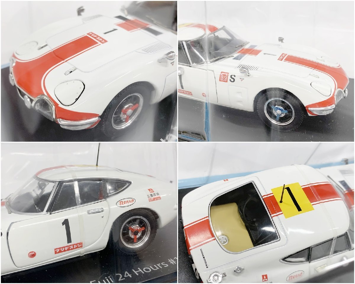 ★Toyota トヨタ 2000GT (1967 Fuji 24 Hours #1) / SUBARU スバル 360 (1958) 1/24 国産名車コレクション 2点 おまとめ 2508K15-5_画像4