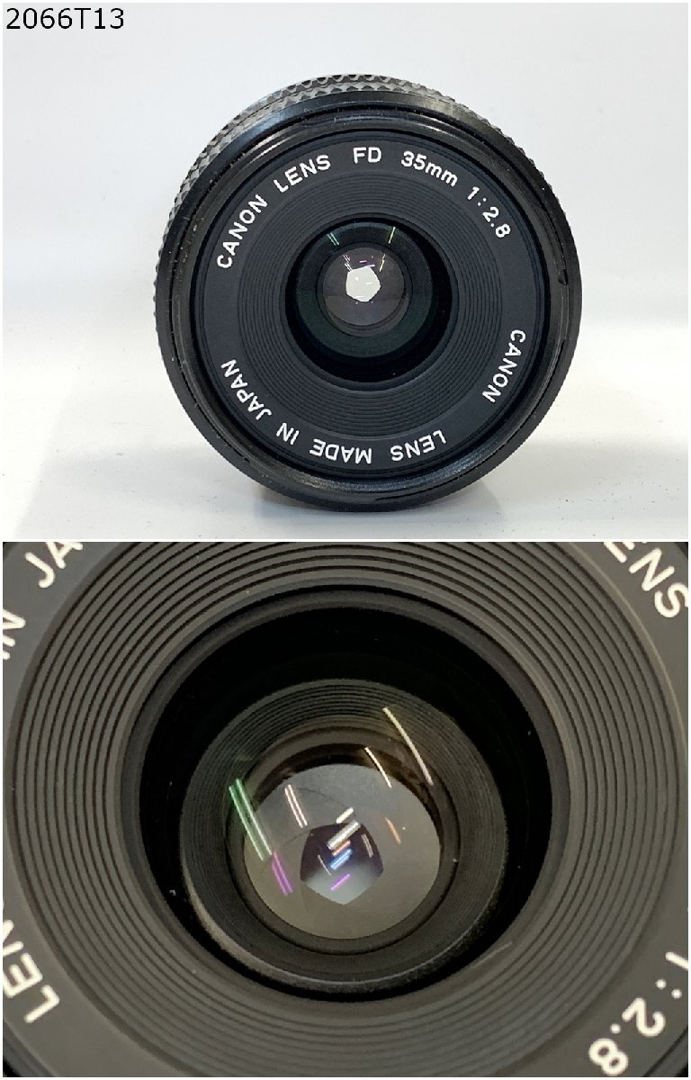 ★Canon キャノン AE-1 FD 50mm 1:1.4 35mm 1:2.8 一眼レフ フィルムカメラ ボディ レンズ 2066T13-7の画像8