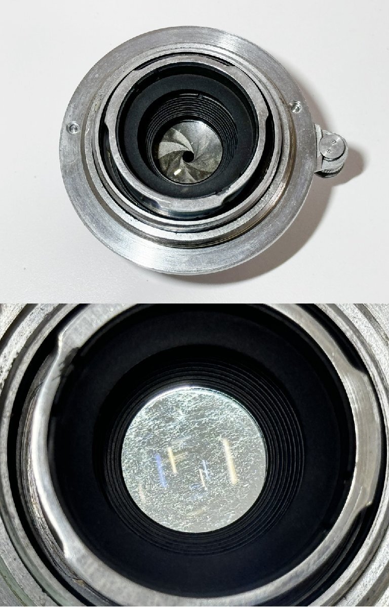 *Leotax T Leo tuck sHexar 1:3.5 f=50mm range finder film camera body lens case attaching 16715O5-9