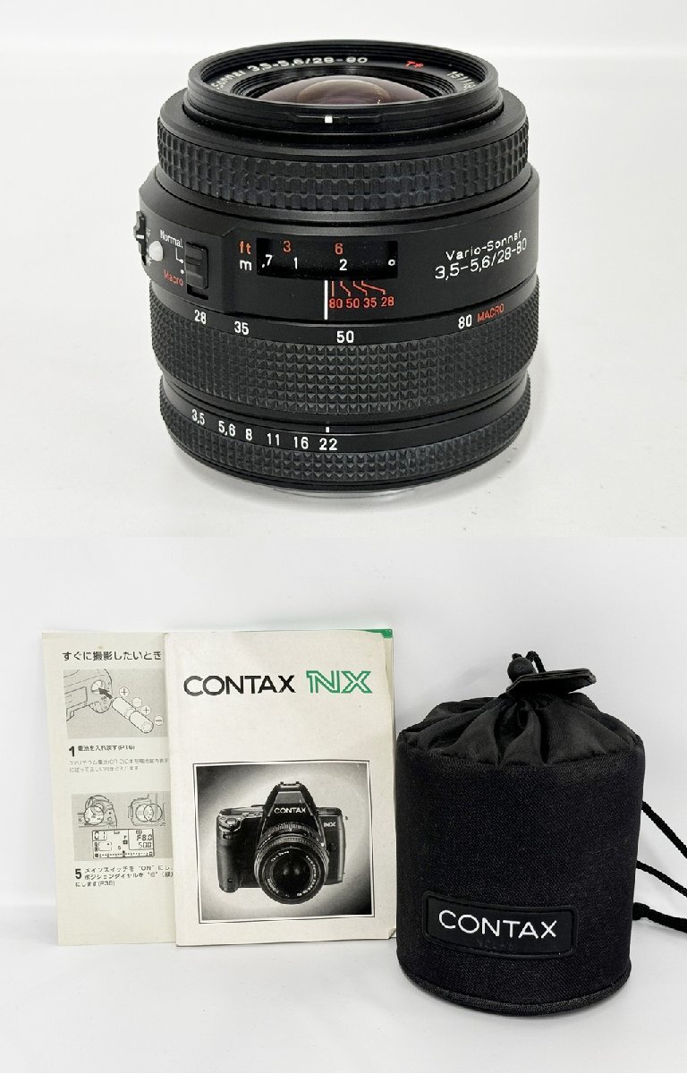 ★シャッターOK◎ CONTAX コンタックス NX Carl Zeiss Vario-Sonnar 3.5-5.6/28-80 T* 一眼レフ フィルムカメラ データバック 16708O12-11_画像9