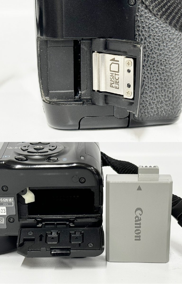 ★シャッターOK◎ Canon キャノン EOS Kiss X2 EF-S 18-55mm EF 28-80mm 1:3.5-5.6 75-300mm 1:4-5.6 一眼レフ デジタルカメラ 16712O5-10の画像6