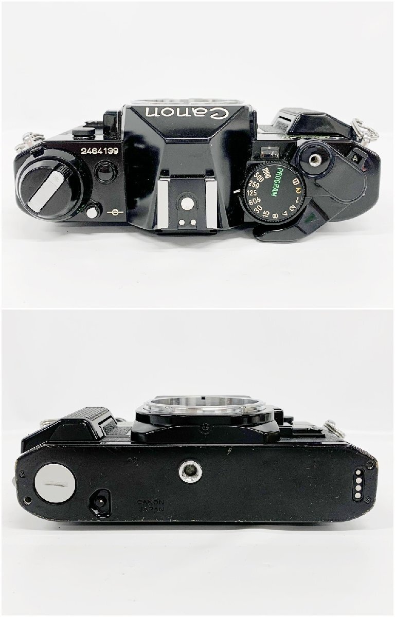 ★シャッターOK◎ Canon キャノン AE-1 PROGRAM FD 50mm 1:1.4 一眼レフ フィルムカメラ ブラックボディ レンズ 2489K15-9の画像3