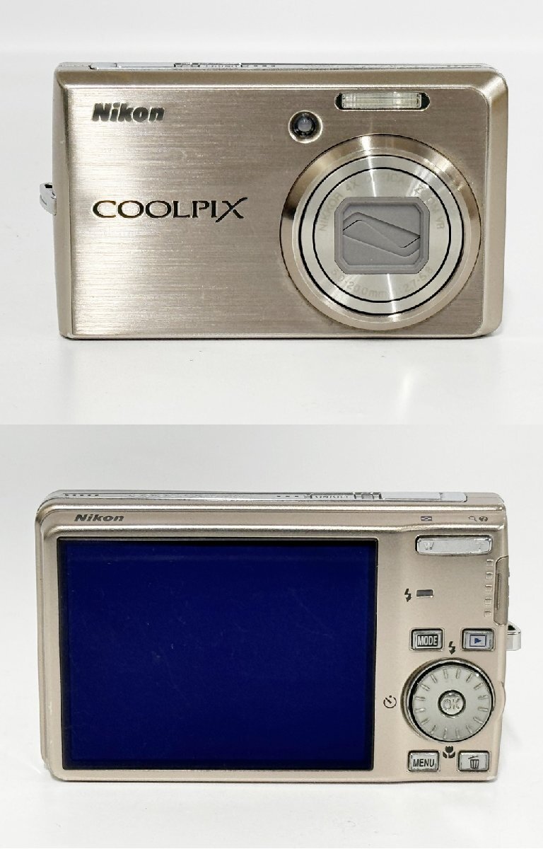 ★Nikon ニコン COOLPIX S600 クールピクス ピンクゴールド コンパクト デジタルカメラ バッテリー有 動作未確認 16707O12-12_画像2