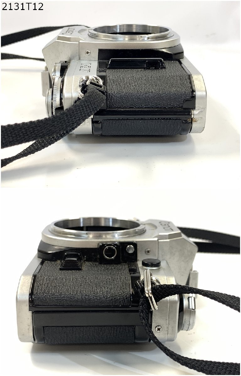 ★Canon キャノン AE-1 FD 50mm 1：1.8 一眼レフ フィルムカメラ ボディ レンズ シャッター可能 ジャンク 2131T12-8_画像4
