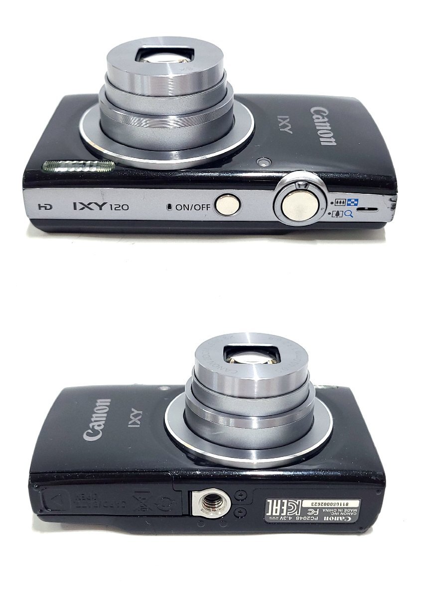★通電OK◎ CANON IXY 120 PC2048 キャノン コンパクトデジタルカメラ CB-2LF G バッテリーチャージャー 8930M8.の画像3