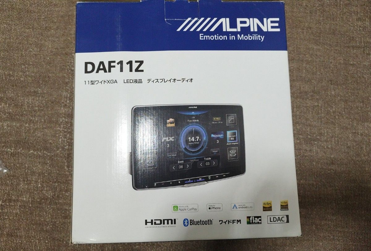 ALPINE 11型 ディスプレイオーディオ フローティングビッグ DA DAF11Z