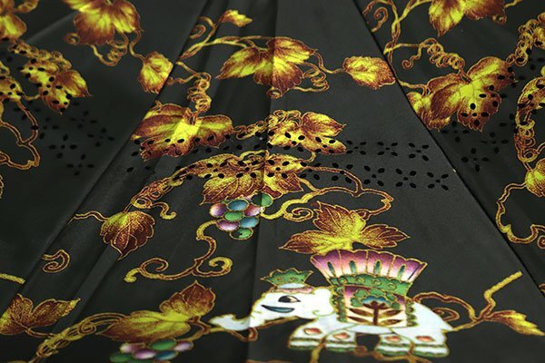 [ мир . павильон ]SHH199 1 иен старт! старый магазин [ холм -слойный ] бренд [OKAJIMA] обратный . зонт 2 слой структура независимый тип довольно большой UV cut . дождь двоякое применение .. рисунок . чёрный цвет 