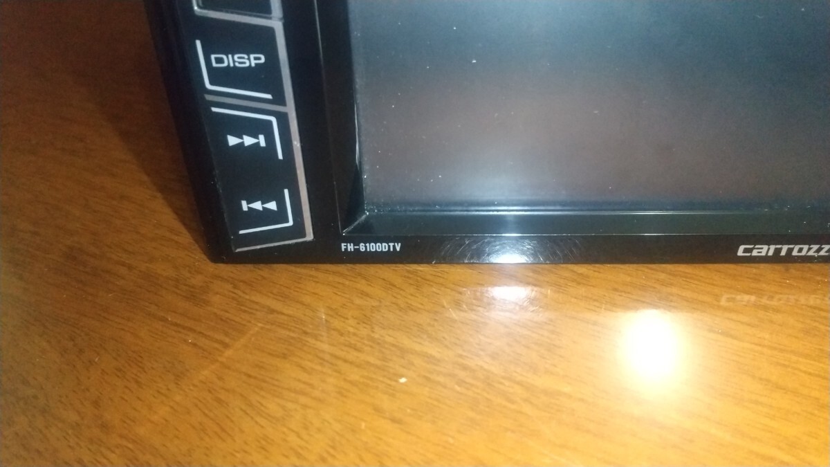 Pioneer Carrozzeria FH-6100DTV ワンセグチューナー内蔵2DIN CD-DVD-USBマルチオーディオプレーヤーデッキ 本体のみ 1円スタート売り切りの画像3