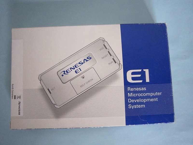 【送料無料・程度良好】ルネサス　Renesas 　E1エミュレータ　動作確認品　中古程度良好品_画像1