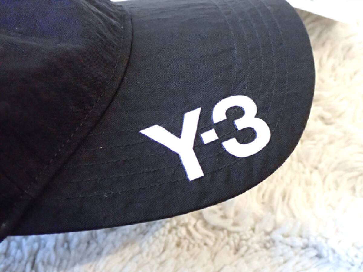 【Y-3 YOHJI YAMAMOTOｘadidas】ナイロン製メンズキャップ/帽子☆未使用品☆ブラック☆ヨウジヤマモトｘアディダスの画像3
